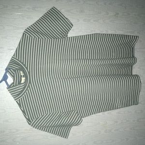 Gap Grey and White Mock Neck